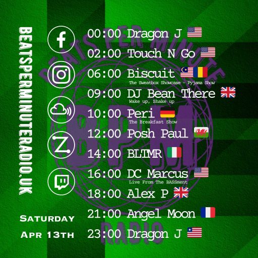 Biscuit-Saturday Pajama Show-Live on Beats Per Minute Radio 13.4.2024
