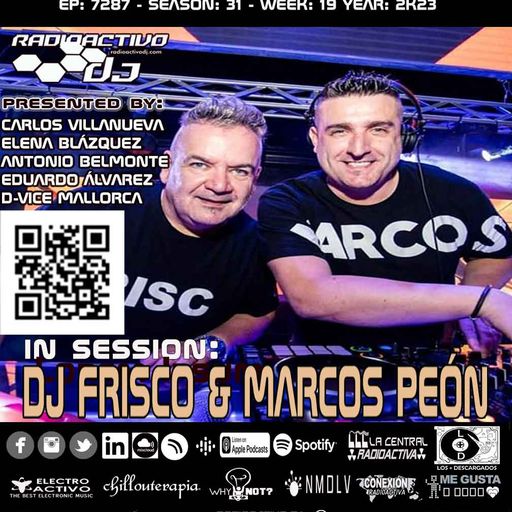 RADIOACTIVO DJ 19-2023 BY CARLOS VILLANUEVA, ELENA BLÁZQUEZ, ANTONIO BELMONTE, E. ÁLVAREZ & D-VICE M