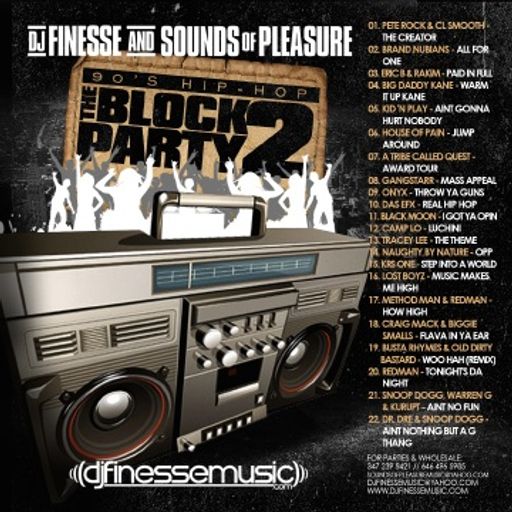 DJ Finesse - The Block Party Vol. 2 (90s Hip Hop)