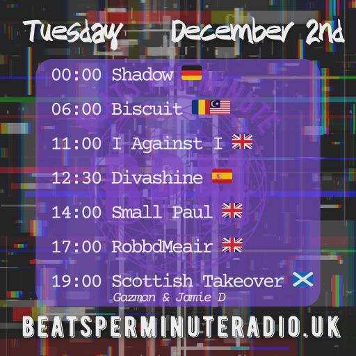 BPM Radio, Tuesday Choons, vol 50, 02/12/25