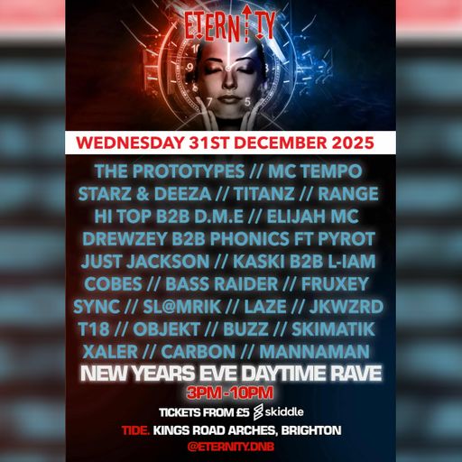 KASKI B2B L-IAM LIVE FROM TIDE NIGHTCLUB BRIGHTON ETERNITY NYE SET 31.12.25
