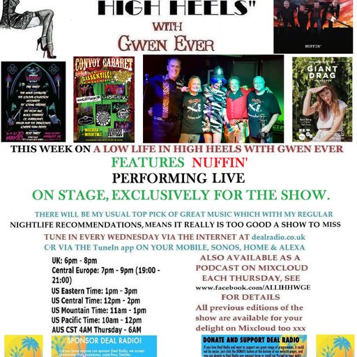 A LOW LIFE IN HIGH HEELS WITH GWEN EVER RADIO SHOW 5TH FEB 2020 EDITION