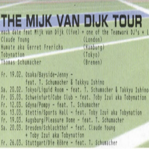 Claude Young at "Teamwork" @ Alter Schlachthof (Dresden - Germany) - 20 March 1999