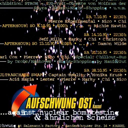 Richie Hawtin at "Aufschwung-Ost" @ Salzmann's Factory (Kassel - Germany) - 7 October 1995