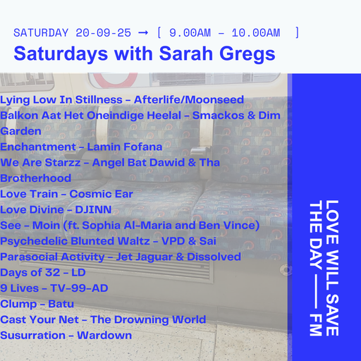 2025-09-20 Saturdays with Sarah Gregs | LWSTD-FM