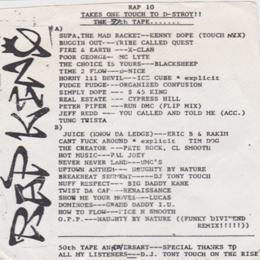 Tony Touch - Hip Hop #10 (1992)