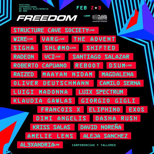 Amelie Lens & The Advent at F Я Σ Σ D Ө M (Medellín-Colombia) - 3 February 2017