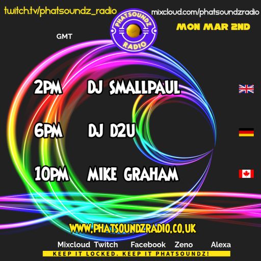 Phatsoundz Radio, Monday Club v 12, 02/03/26