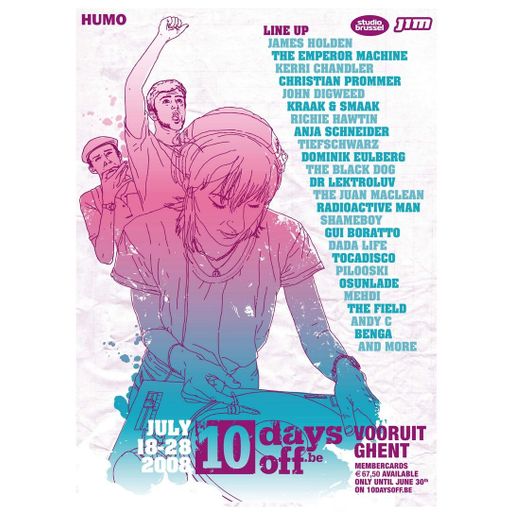 Robert Hood at "10 Days Off " @ Vooruit (Gent - Belgium) - 27 July 2008