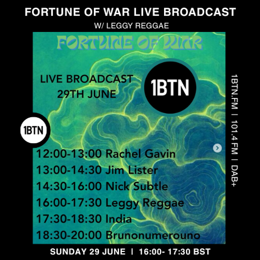 Fortune Of War Live Broadcast w/ Leggy Reggae - 29.06.25
