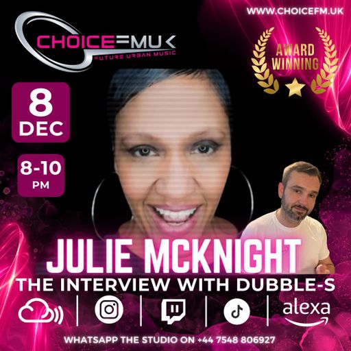 Double S interview with Julie Mcknight on Choice FMUK