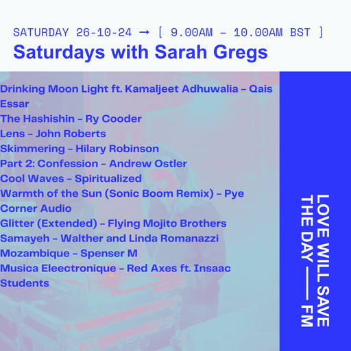 2024-10-26 Saturdays with Sarah Gregs l LWSTD-FM