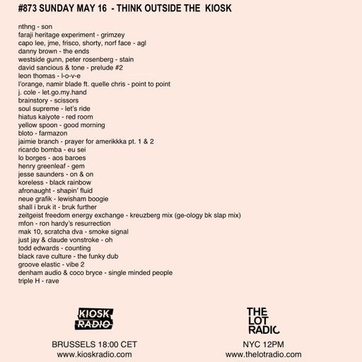 #873 (KIOSK RADIO) NEW DANNY BROWN | SHED | J.COLE | JAIMIE BRANCH | KORELESS | JME | DENHAM AUDIO