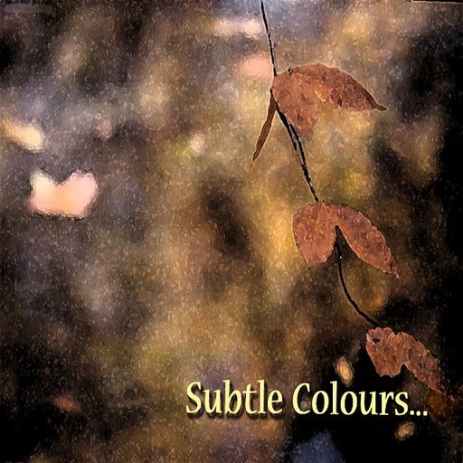 Subtle Colours...