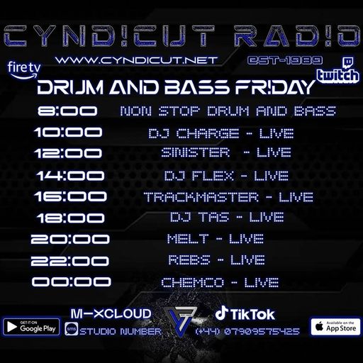 Dj-Sinister - Live On Cyndicut Radio - 15-03-2024