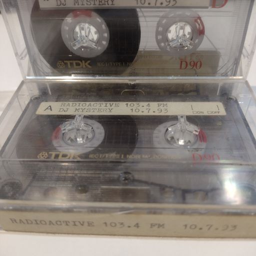 TAPE RIP PIRATE RADIO - Radioactive 103.4 FM - DJ Mystery (Tape 1&2) - 10.07.1993