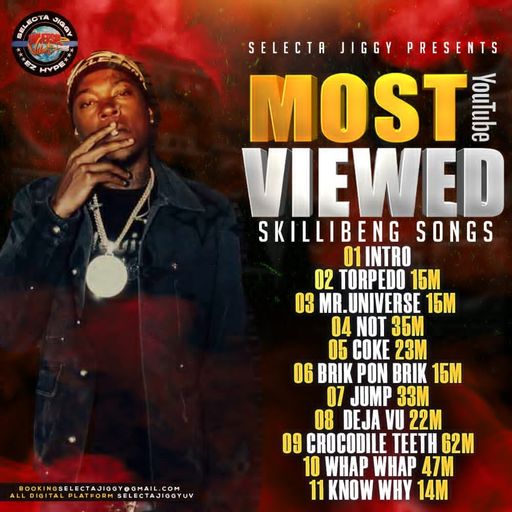 Dancehall Mix 2025, Most Youtube Viewed, Skillibeng (With Tyla, Gunna, Nicki Minaj, French Montana)