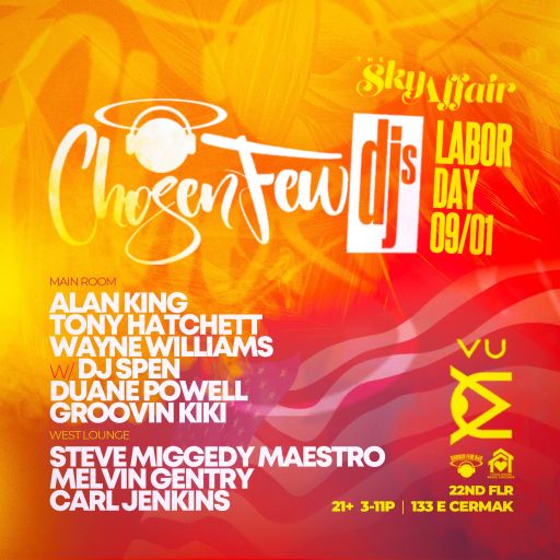 An Evening at VU Rooftop - Chosen Few DJs Labor Day Party - 1 Sep 2025
