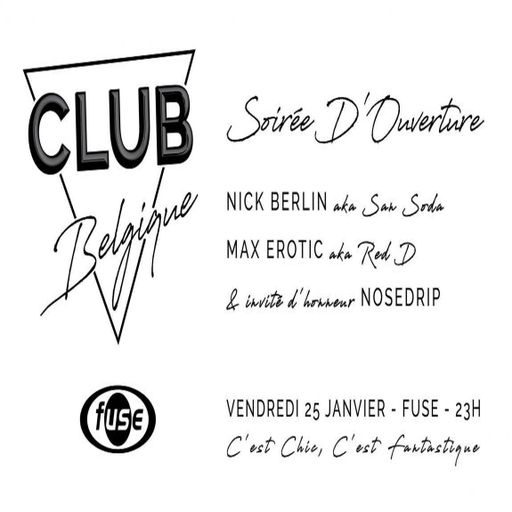 Max Erotic at "Club Belgique" @ Fuse (Brussels - Belgium) - 25 January 2019