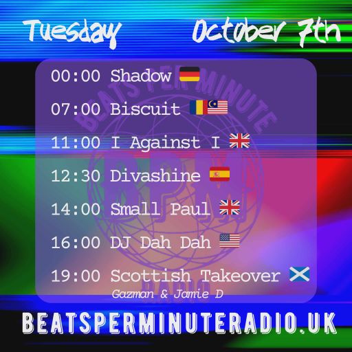 BPM Radio, Tuesday Choons, vol 46, 07/10/25