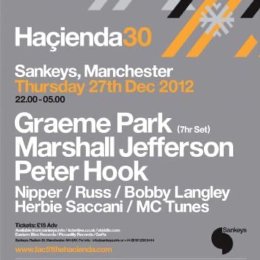Marshall Jefferson at "Hacienda 30" @ Sankeys (Manchester-UK) - 27 December 2012