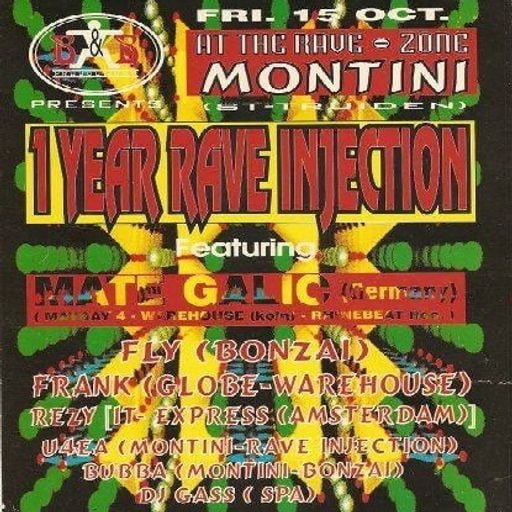 U4EA at "1 Year Rave Injection" @ Rave-Zone Montini (St Truiden - Belgium) - 15 October 1993