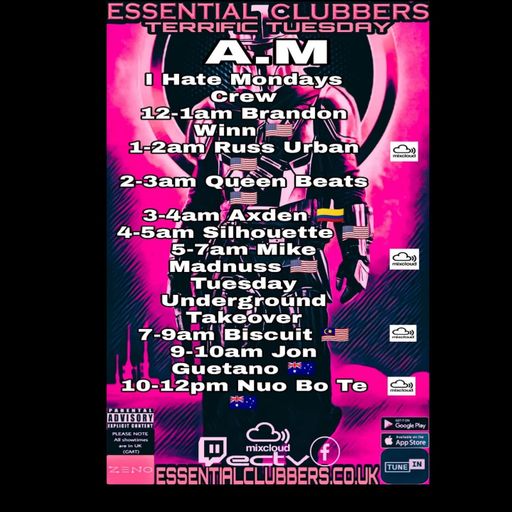 Biscuit- Underground Takeover Tuesday- Drum and Bass-Live on Essential Clubbers Radio 28.06.2022