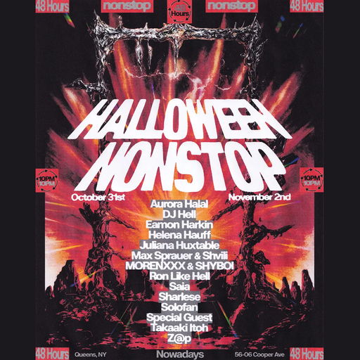 DJ Hell at "Halloween Nonstop" @ Nowadays (Queens, NY-USA) - 1 November 2025