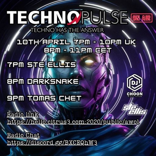 Dj Tomas Chet - Techno Pulse on Awol radio 2024.04.10