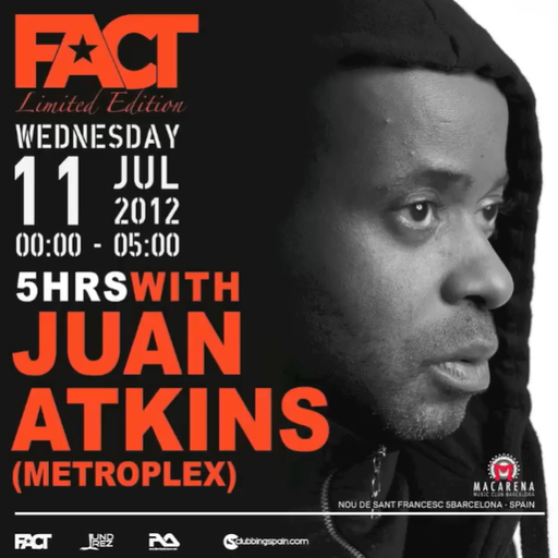 Juan Atkins at "FACT Limited Edition" @ Macarena Club (Barcelona-Spain) - 11 July 2012