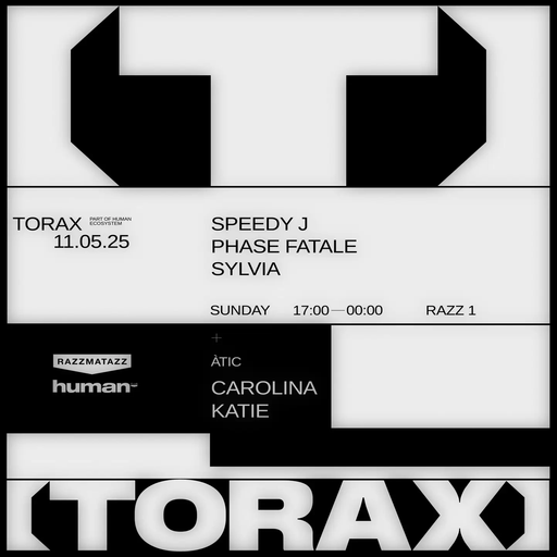 Speedy J at [TORAX] @ Razzmatazz (Barcelona - Spain) - 11 May 2025