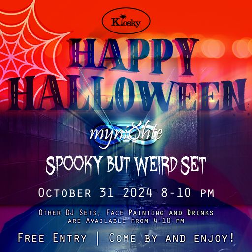 myni8hte - Halloween Spooky But Weird Mix @ Kiosky 31-10-2024 (Recreation Mix)