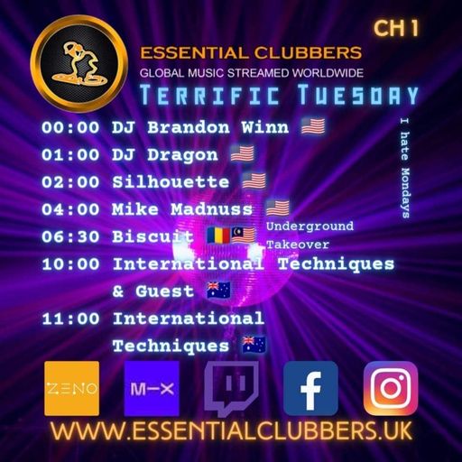 Biscuit-Underground Takeover Tuesday-Drum and Bass-Live on Essential Clubbers Radio-21.2.2023