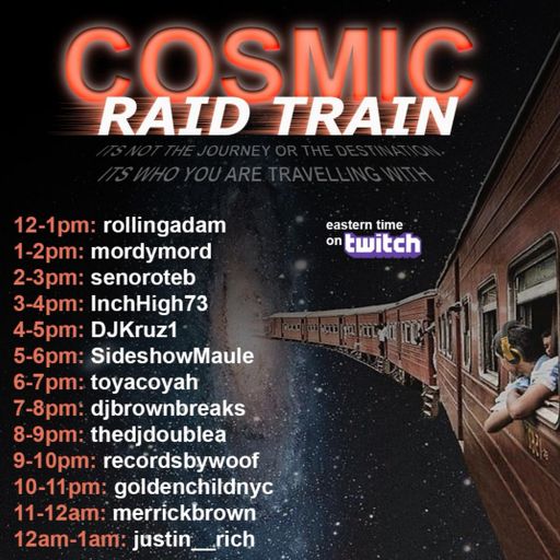 COSMIC RAID TRAIN 8TH MARCH 2021 UK GARAGE SET