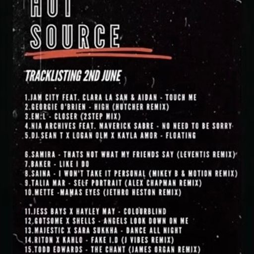 Hot Source with Prits - Friday 2nd June