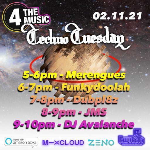 Dubpl8z - 4 The Music Exclusive - Techno Tuesday - 02-11-2021