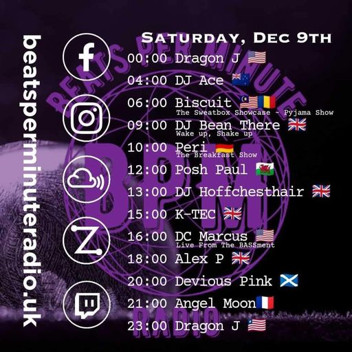 Biscuit-Saturday Pajama Show-Live on Beats per Minute Radio 9.12.2023