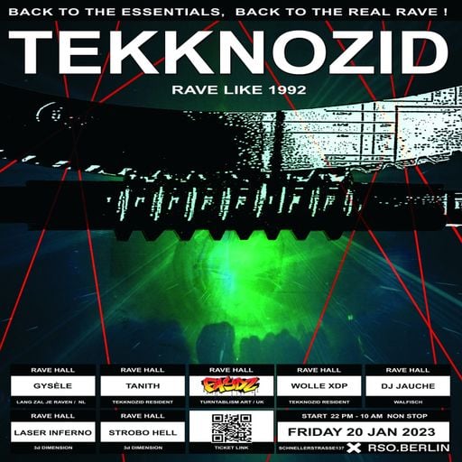 DJ Jauche at "Tekknozid - Rave Like 1992" @ R.S.O (Berlin-Germany) - 20 January 2023