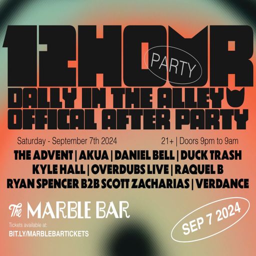 The Advent at "Dally In The Alley Official Afterparty" @ Marble Bar (Detroit-USA) - 7 September 2024