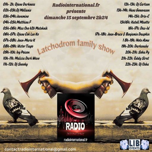 Darksnake Special Techno "Latchodrom Family Show" Radiointernational 15.9.2024
