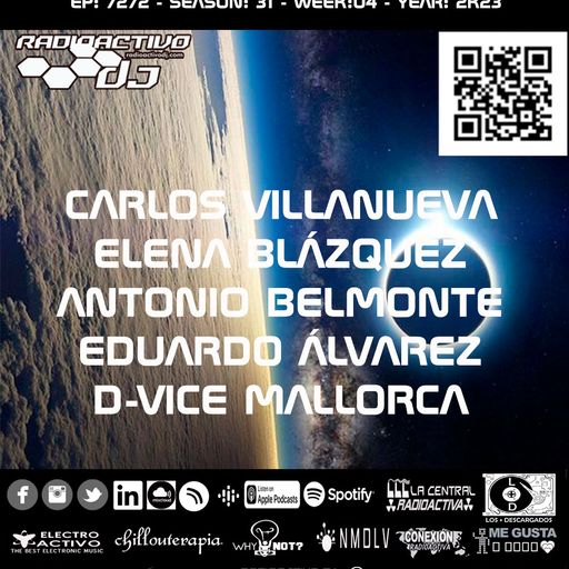 RADIOACTIVO DJ 04-2023 BY CARLOS VILLANUEVA, ELENA BLÁZQUEZ, ANTONIO BELMONTE, E. ÁLVAREZ Y D-VICE