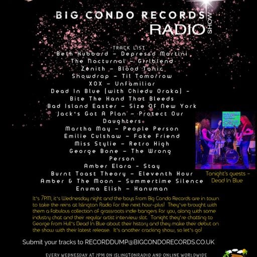 Big Condo Records Radio Show – Dead In Blue (01/04/2026)