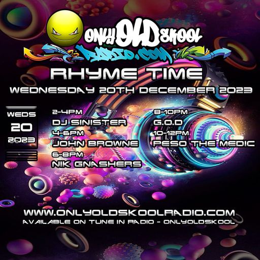 Dj-Sinister - Live on Only Old Skool Radio - 20-12-2023