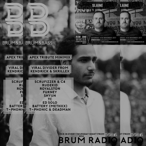 SLAINE InTheMix & Apex minimix on the Brum & Bass show with Danny de Reybekill (05/10/2017)
