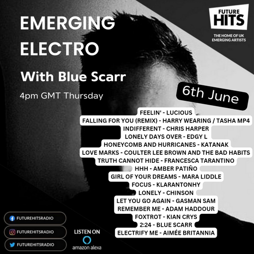 Emerging Electro with Blue Scarr 6th June 2024