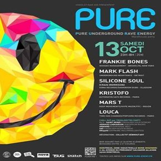 Frankie Bones at P.U.R.E. (Montreuil - France) - 13 October 2012