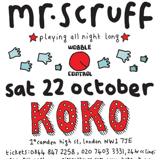 Mr Scruff live DJ mix from Koko, London, Saturday October 22nd 2011