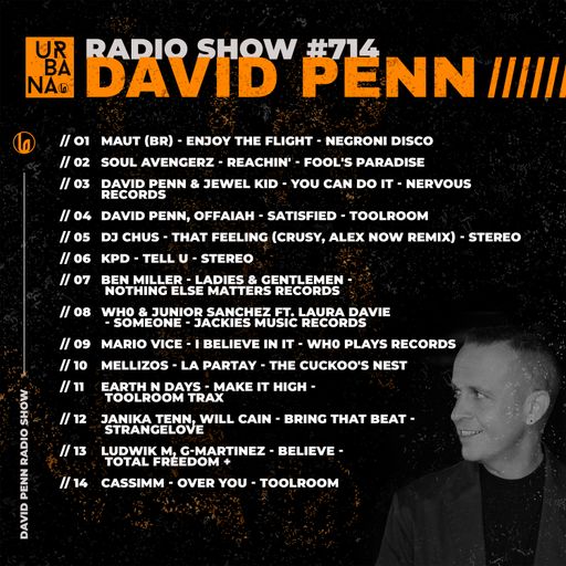 Urbana Radio Show by DAVID PENN #714