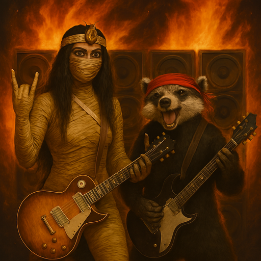 Rabid Acid Badger & Mummy Rock Out