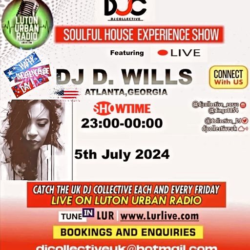 The Soulful House Experience Show-www.lurlive.com- Feat DJ D.Wills